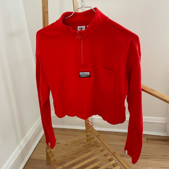 Adidas Cropped Sweater - Picture 2 of 3